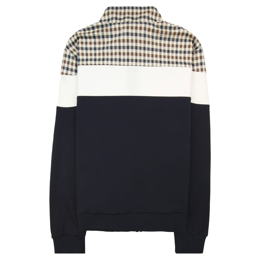 Aquascutum Cc Shoulder Track Top Navy 11