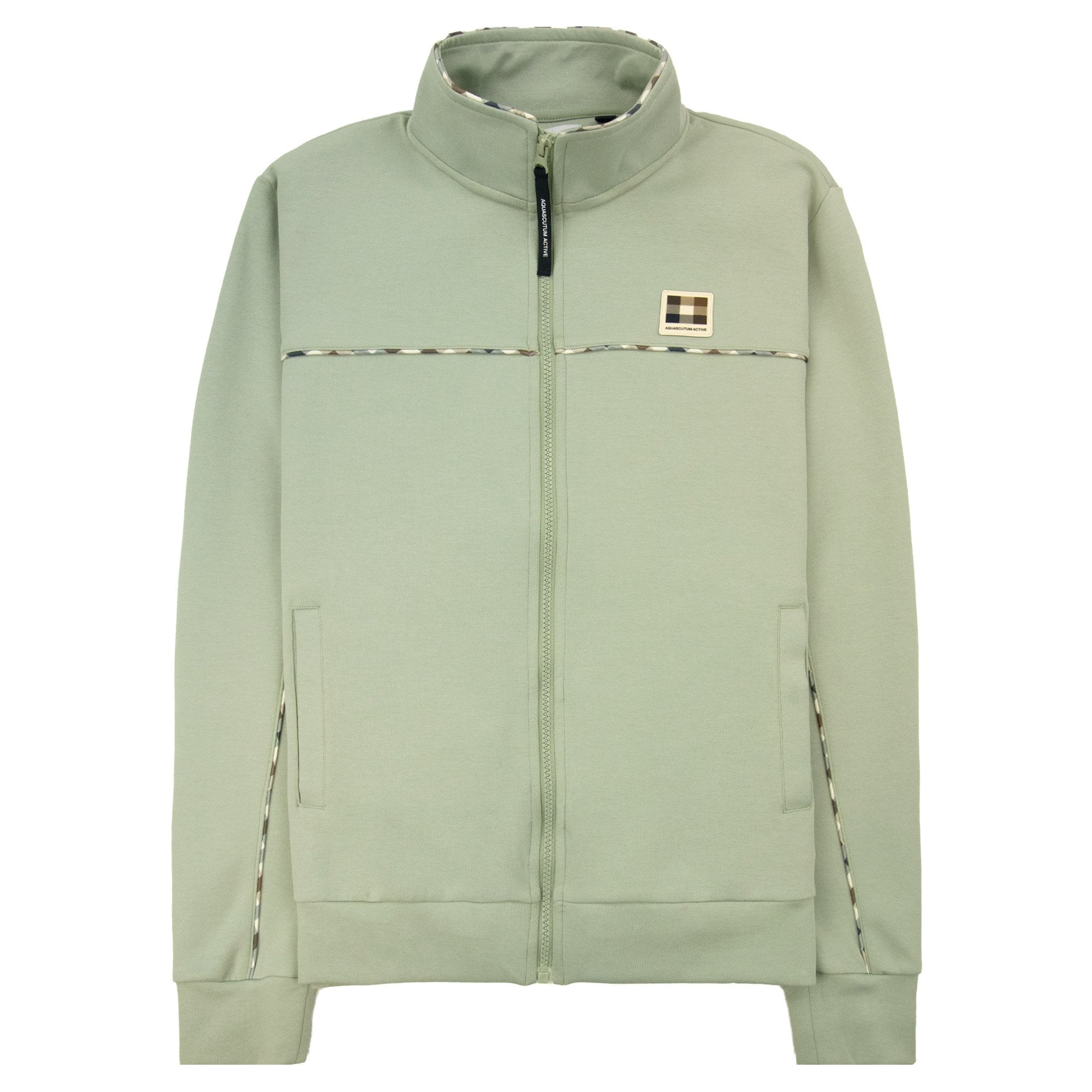Aquascutum Piping Scuba Track Top Salvia 34