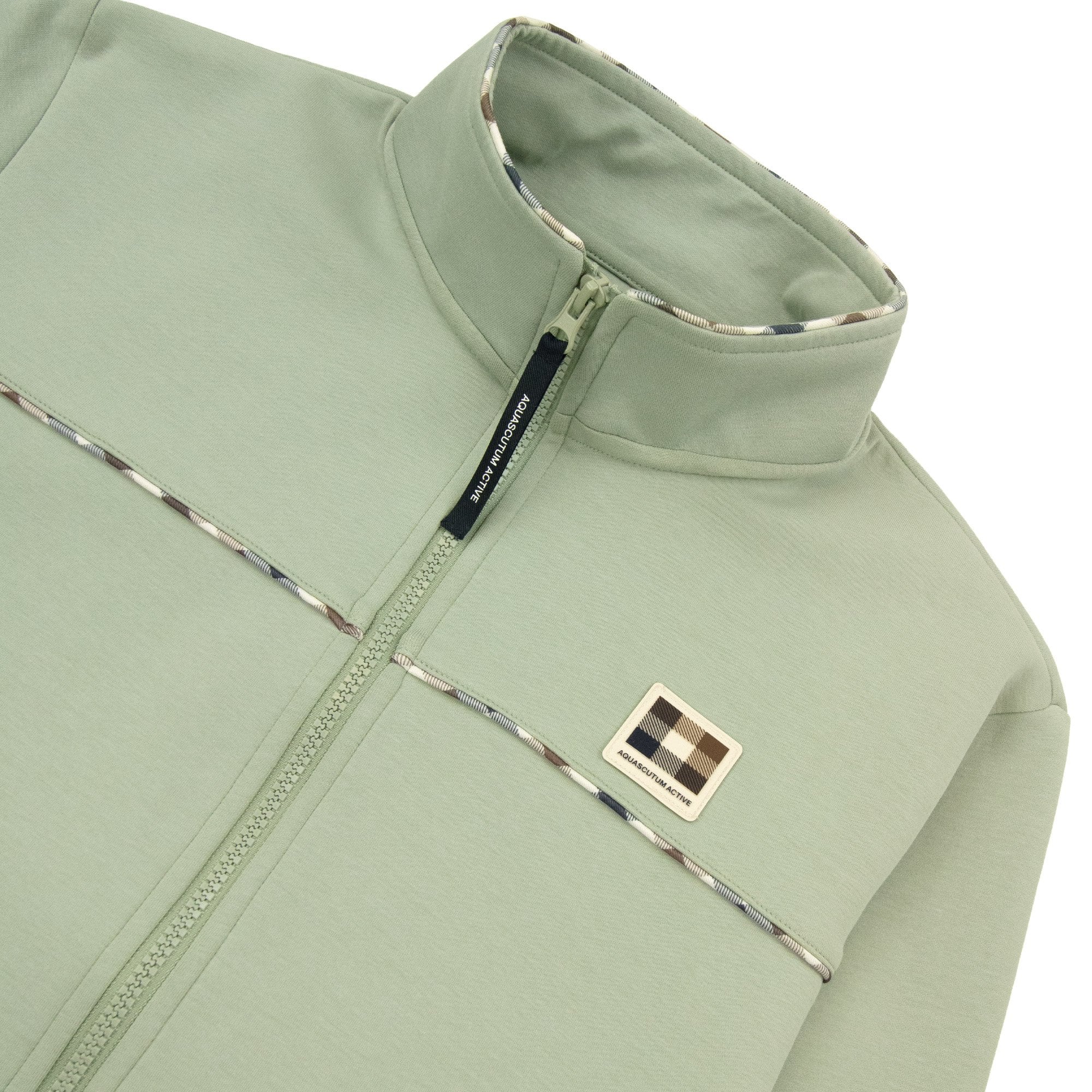 Aquascutum Piping Scuba Track Top Salvia 34