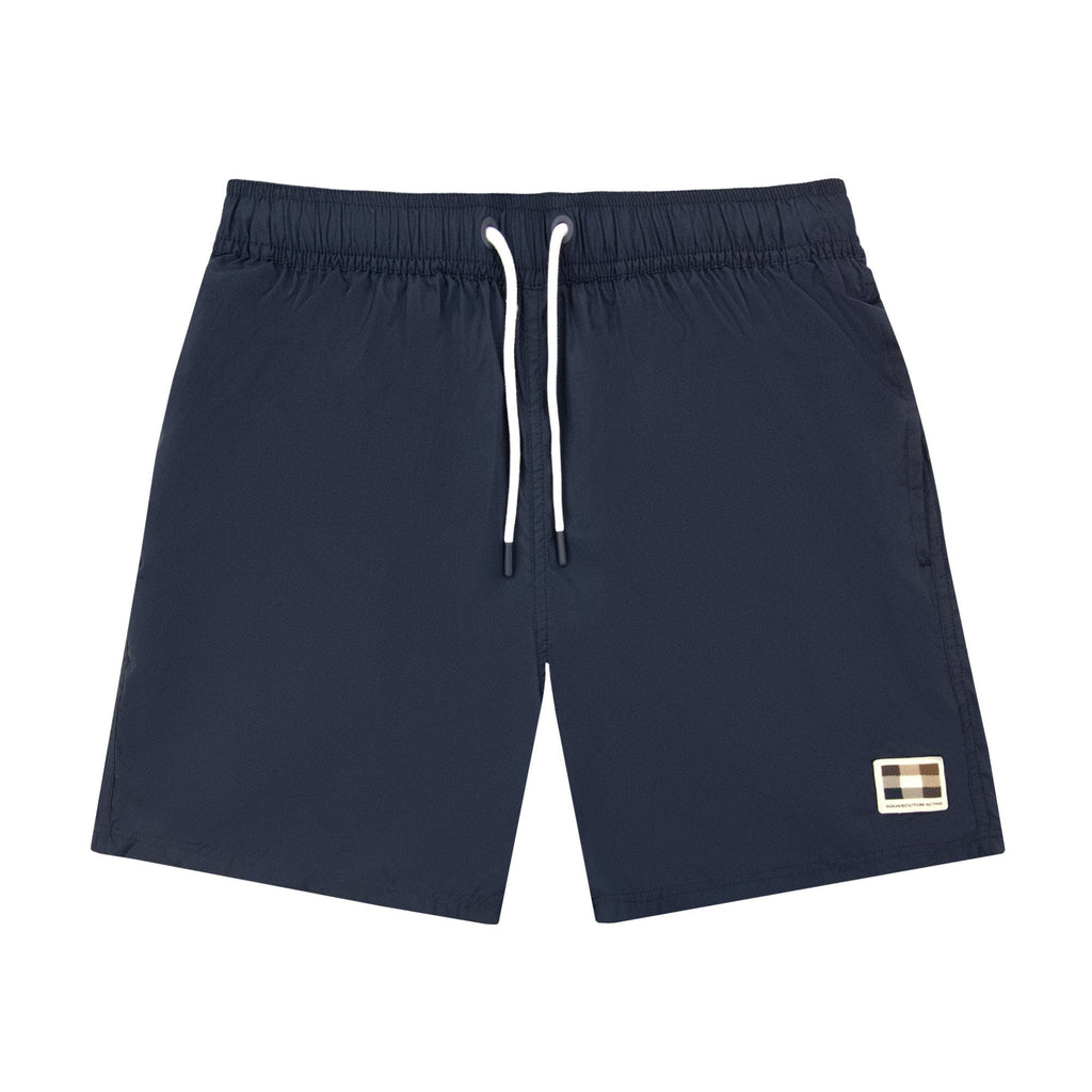Aquascutum Club Check Pocket Beach Shorts Navy 11