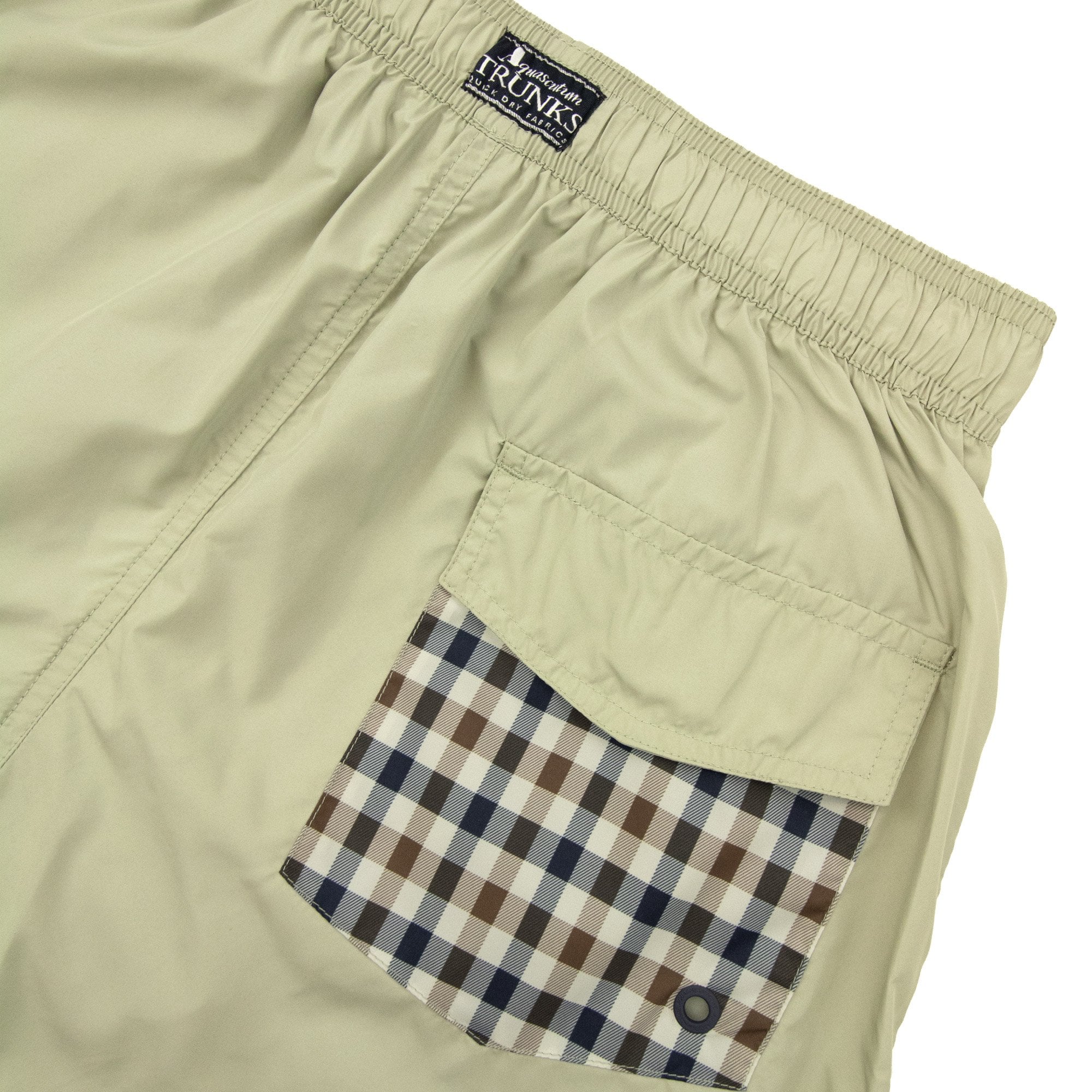 Aquascutum Club Check Pocket Beach Shorts Salvia 34