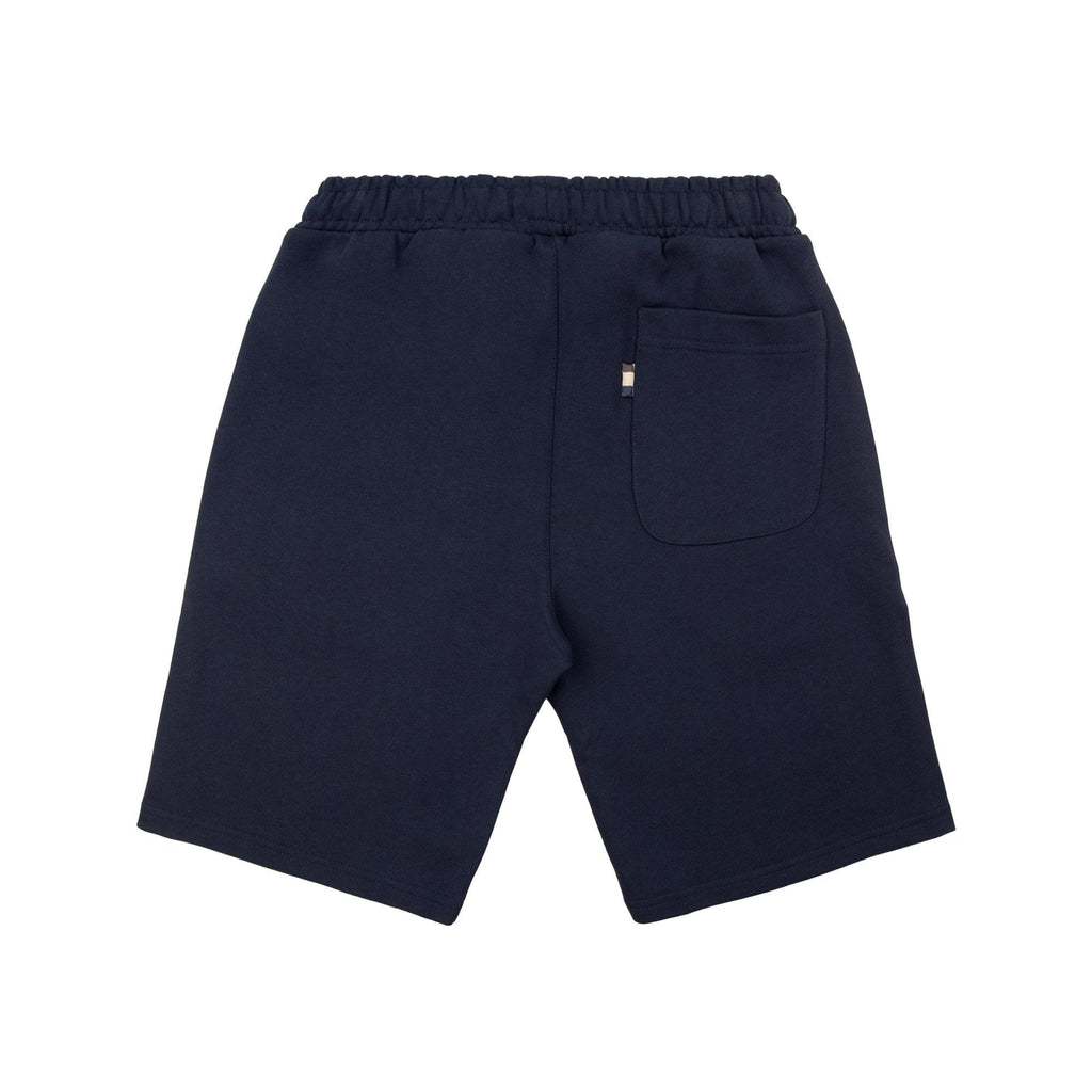 Aquascutum Badge Cotton Shorts Navy 11