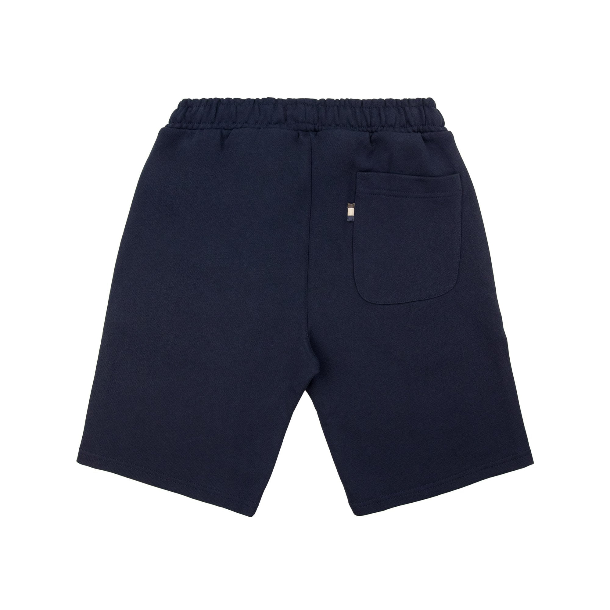Aquascutum Badge Cotton Shorts Navy 11