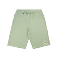 Aquascutum Badge Cotton Shorts Sage Green