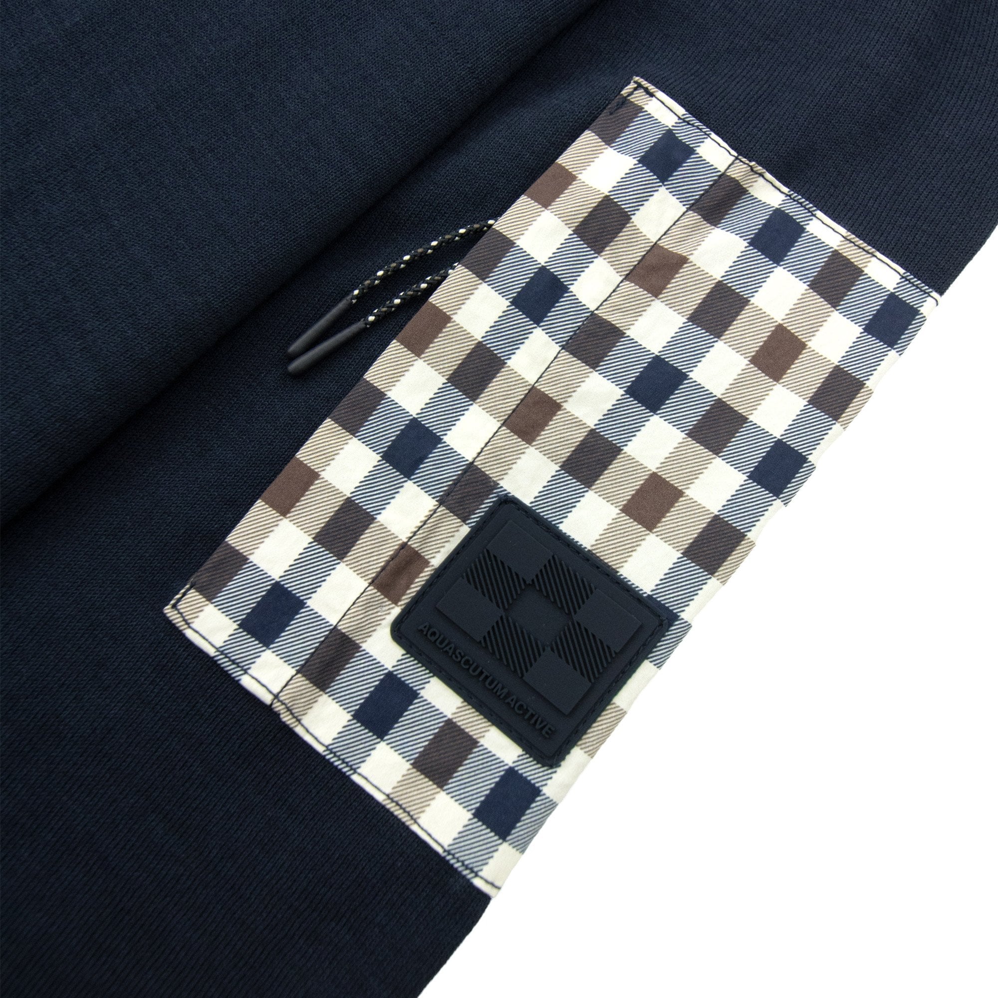 Aquascutum Lamina Pocket Fz Hoodie Navy