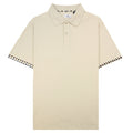 Aquascutum Cc Stretch Piquet Sleeves Polo Beige 03