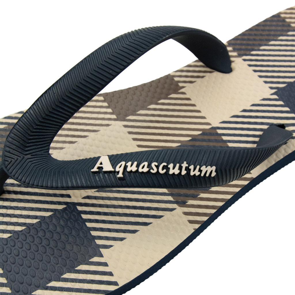 Aquascutum Macro Iconic Flip Flop Navy 11