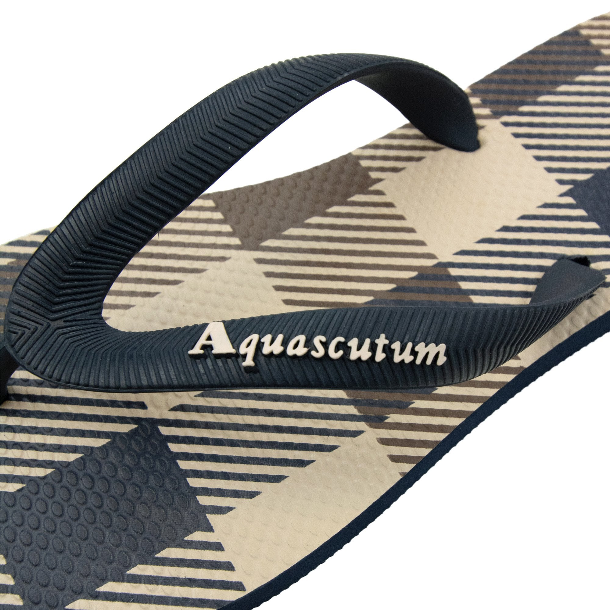 Aquascutum Macro Iconic Flip Flop Navy 11