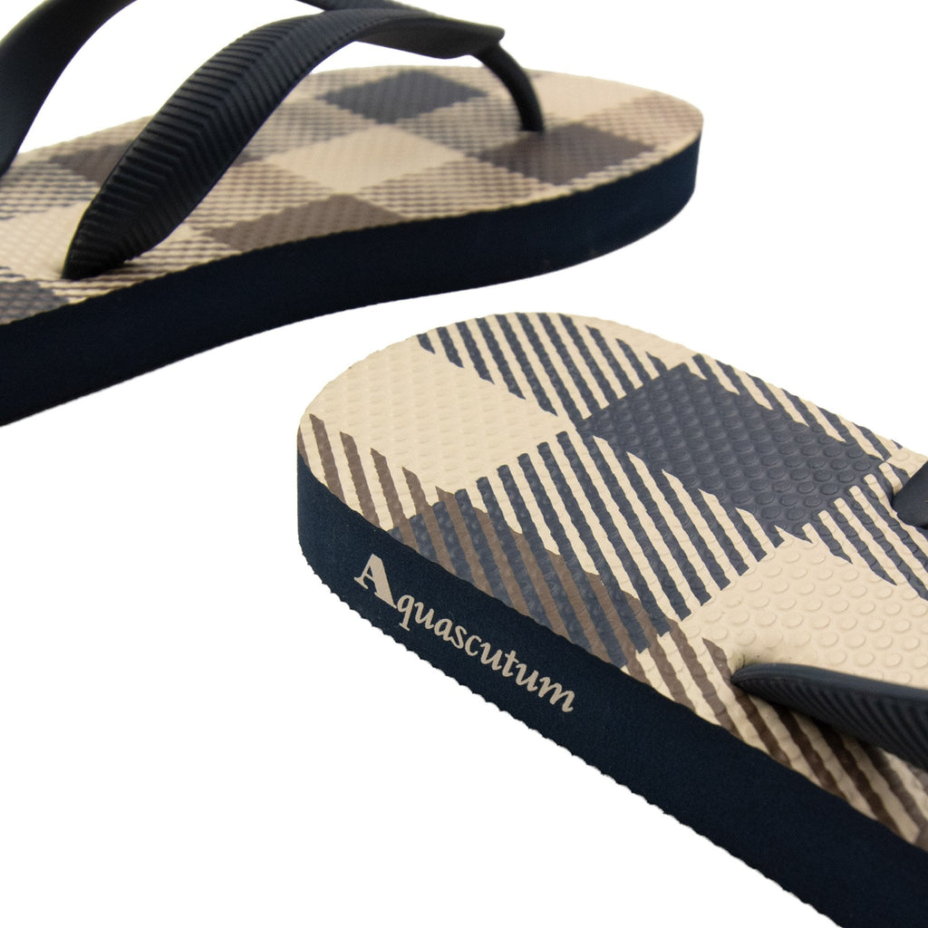 Aquascutum Macro Iconic Flip Flop Navy 11