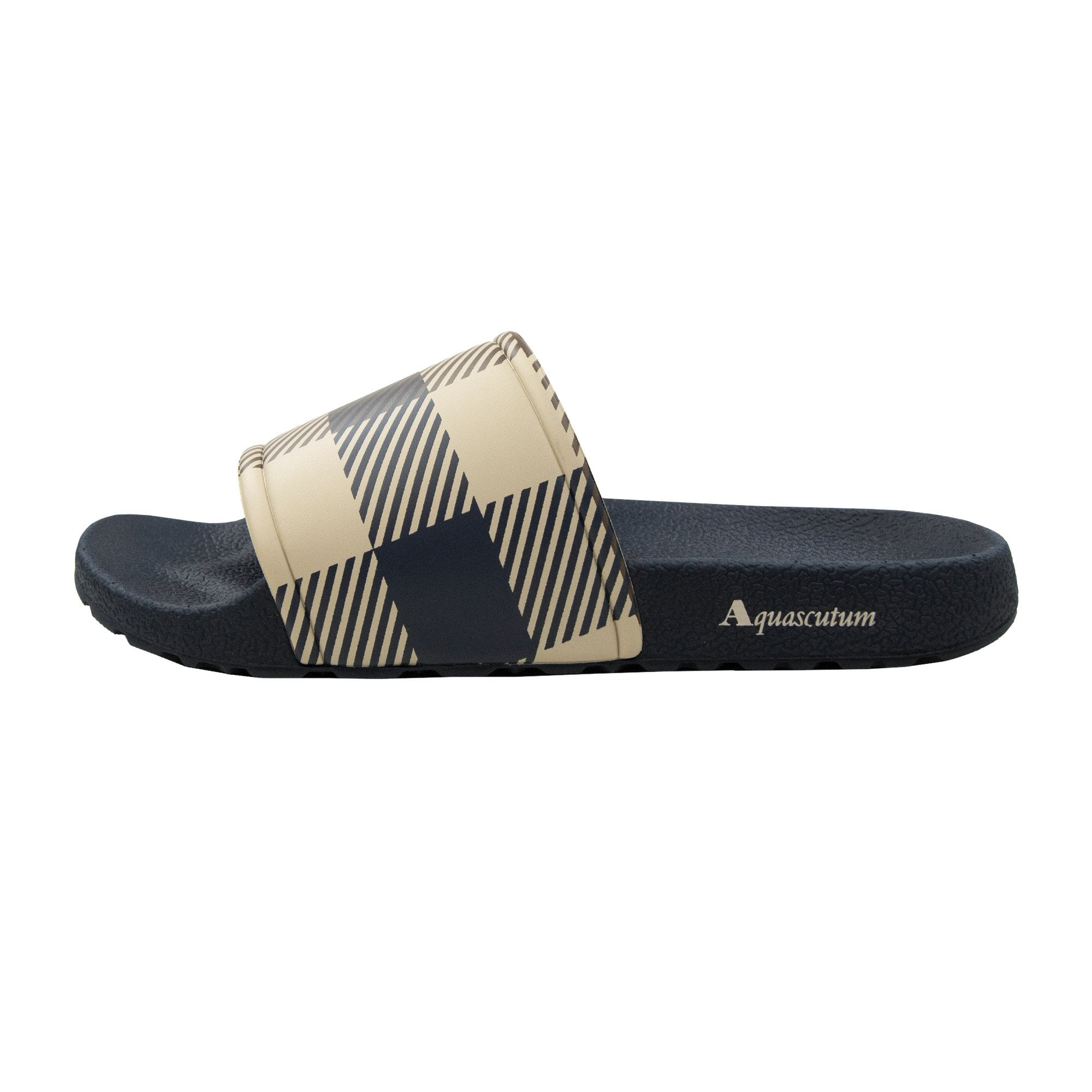 Aquascutum Macro Iconic Slippers Navy 11