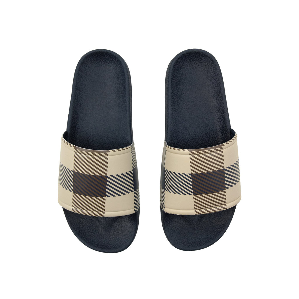 Aquascutum Macro Iconic Slippers Navy 11
