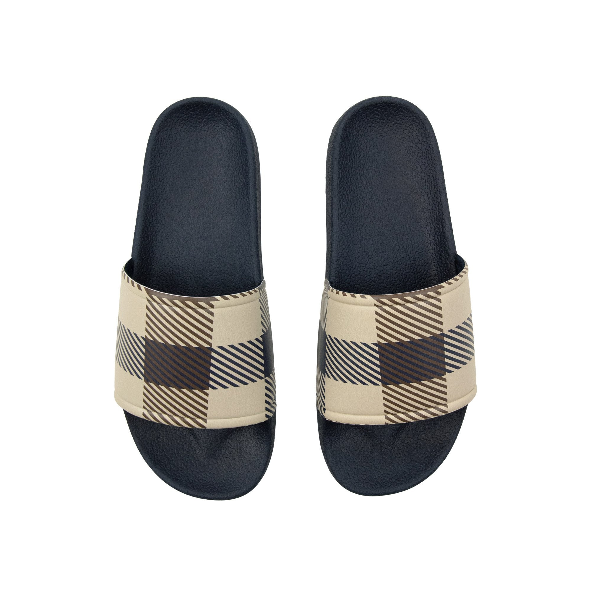 Aquascutum Macro Iconic Slippers Navy 11