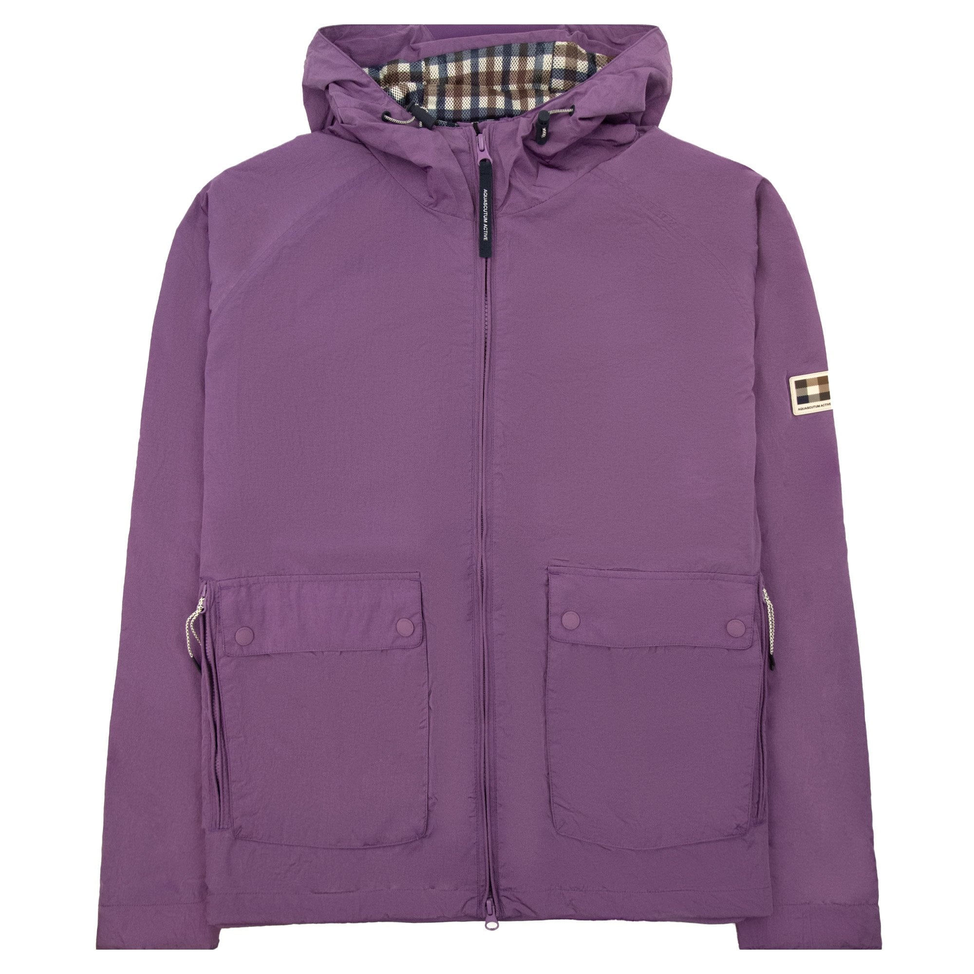 Aquascutum Lamina Hooded Jacket Purple 09