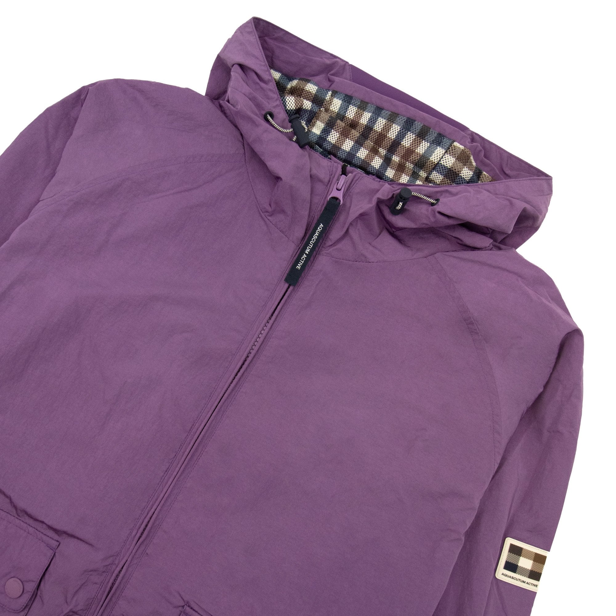 Aquascutum Lamina Hooded Jacket Purple 09