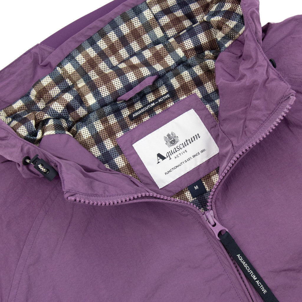 Aquascutum Lamina Hooded Jacket Purple 09
