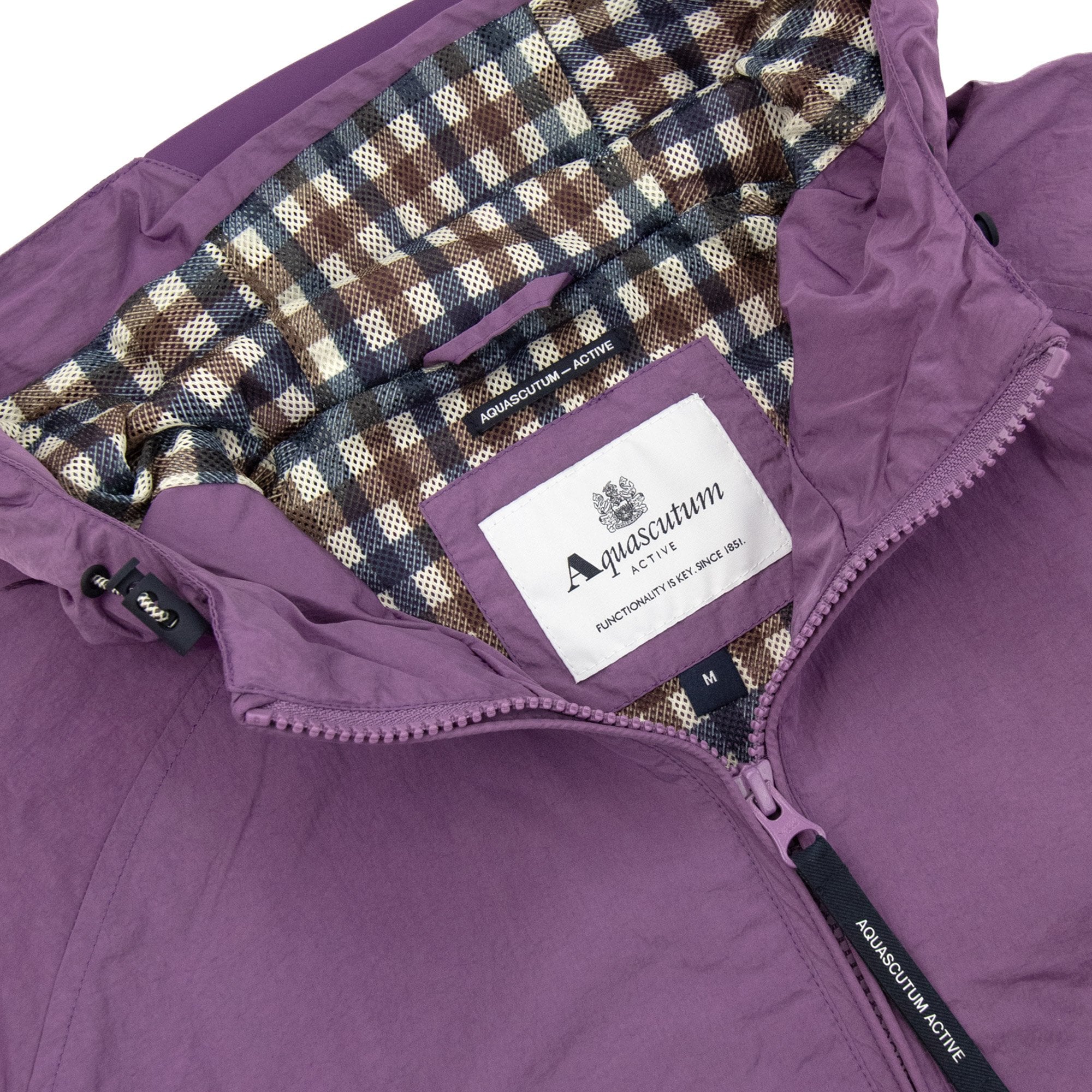 Aquascutum Lamina Hooded Jacket Purple 09