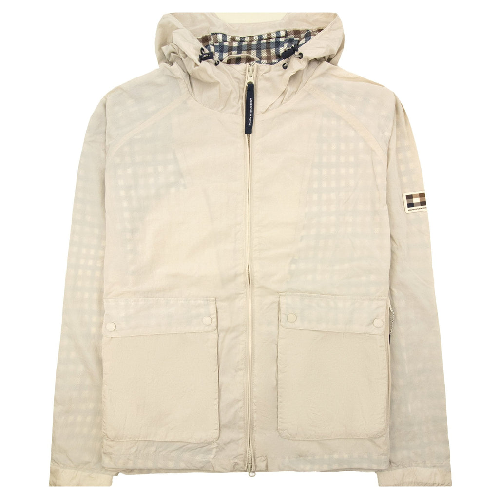 Aquascutum Lamina Hooded Jacket Beige 03