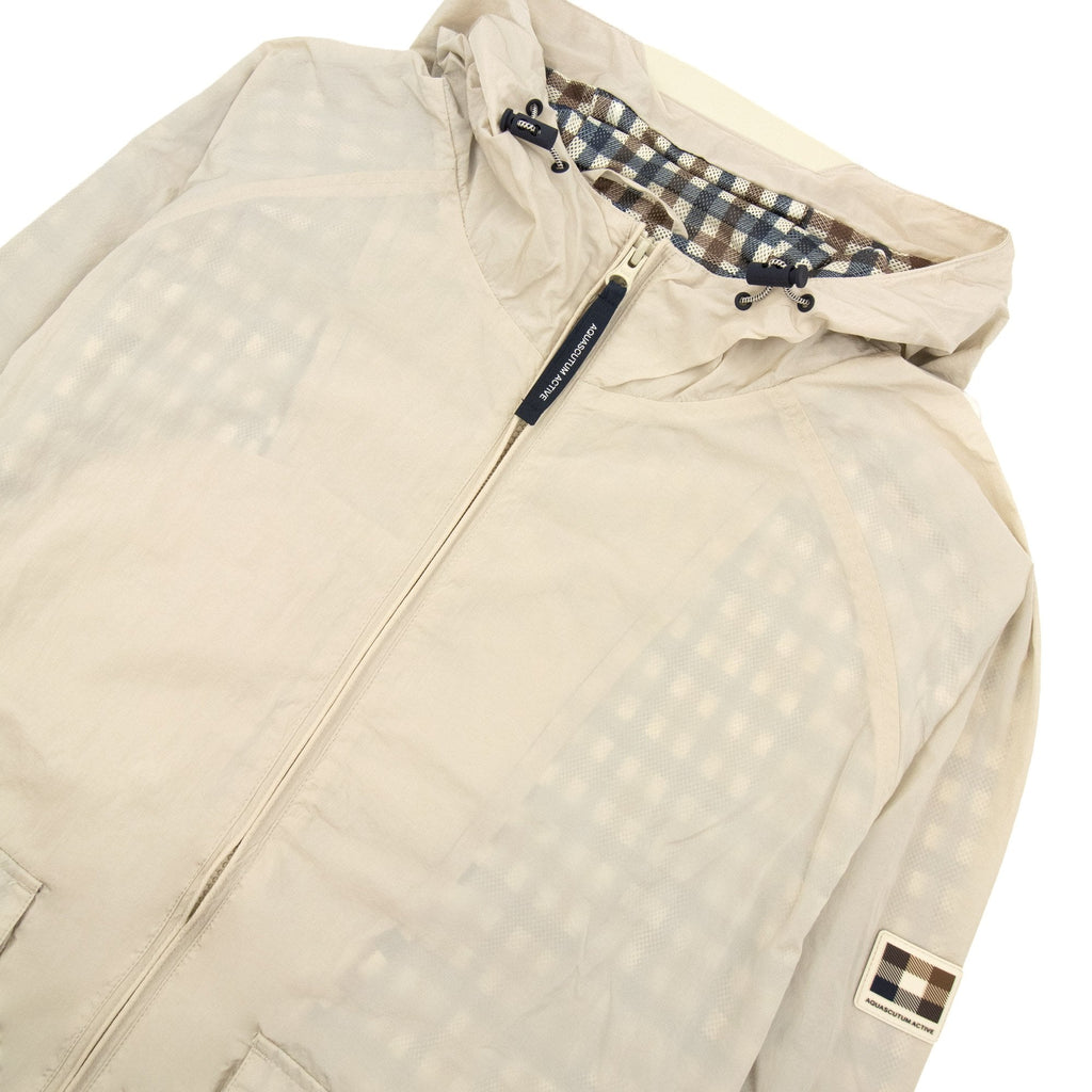 Aquascutum Lamina Hooded Jacket Beige 03