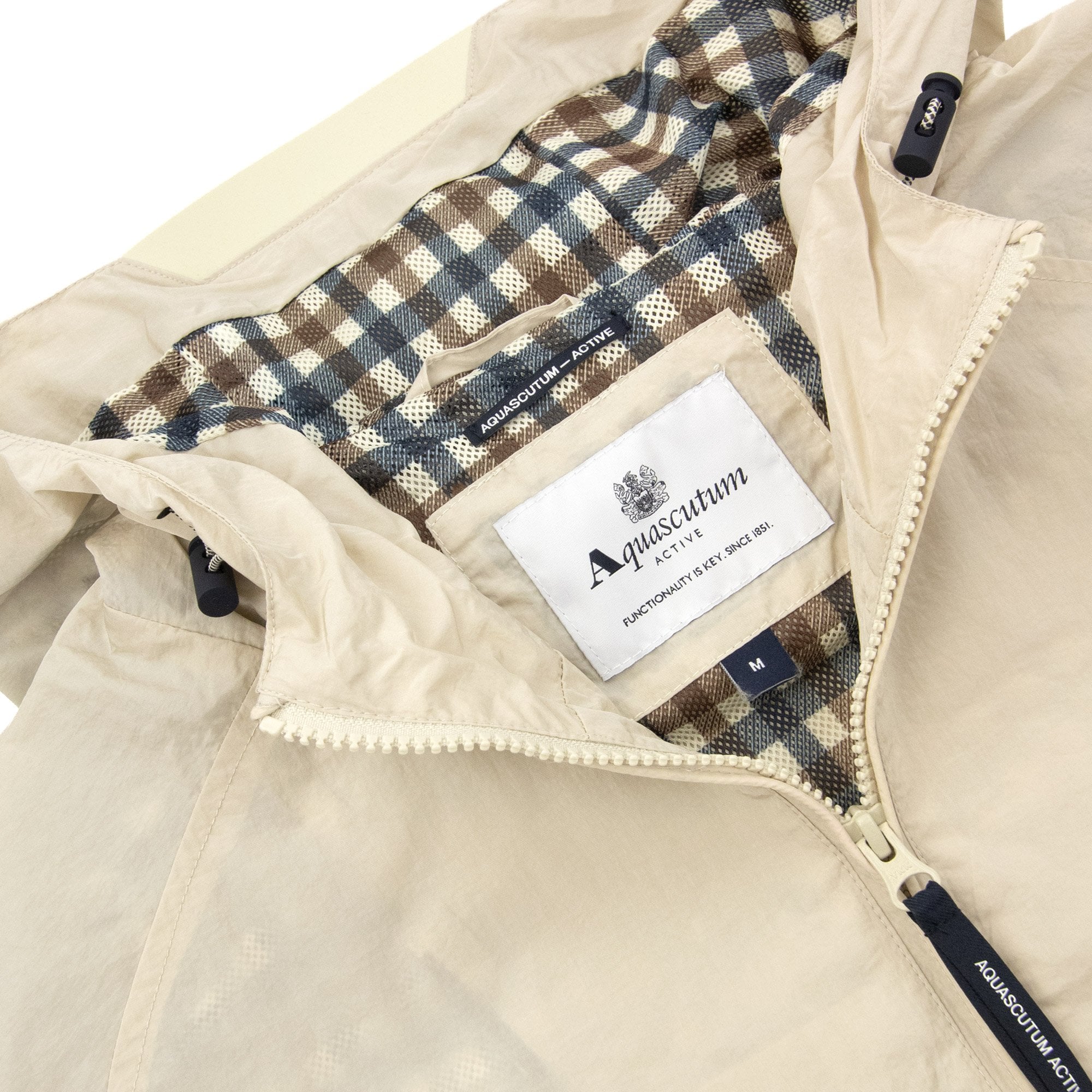 Aquascutum Lamina Hooded Jacket Beige 03
