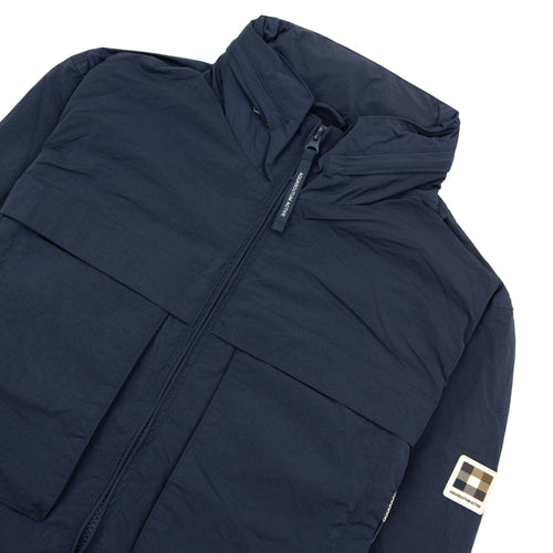 Aquascutum Lamina Mock Neck Jacket Navy 11