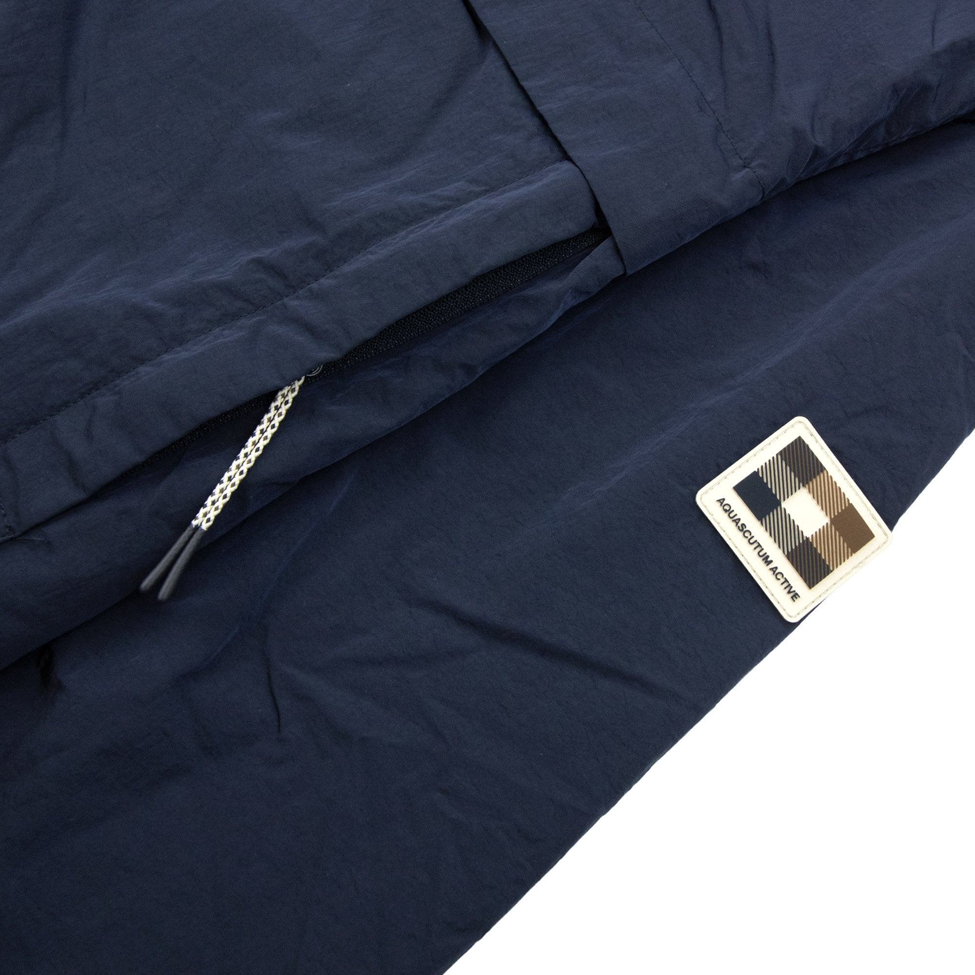 Aquascutum Lamina Mock Neck Jacket Navy 11