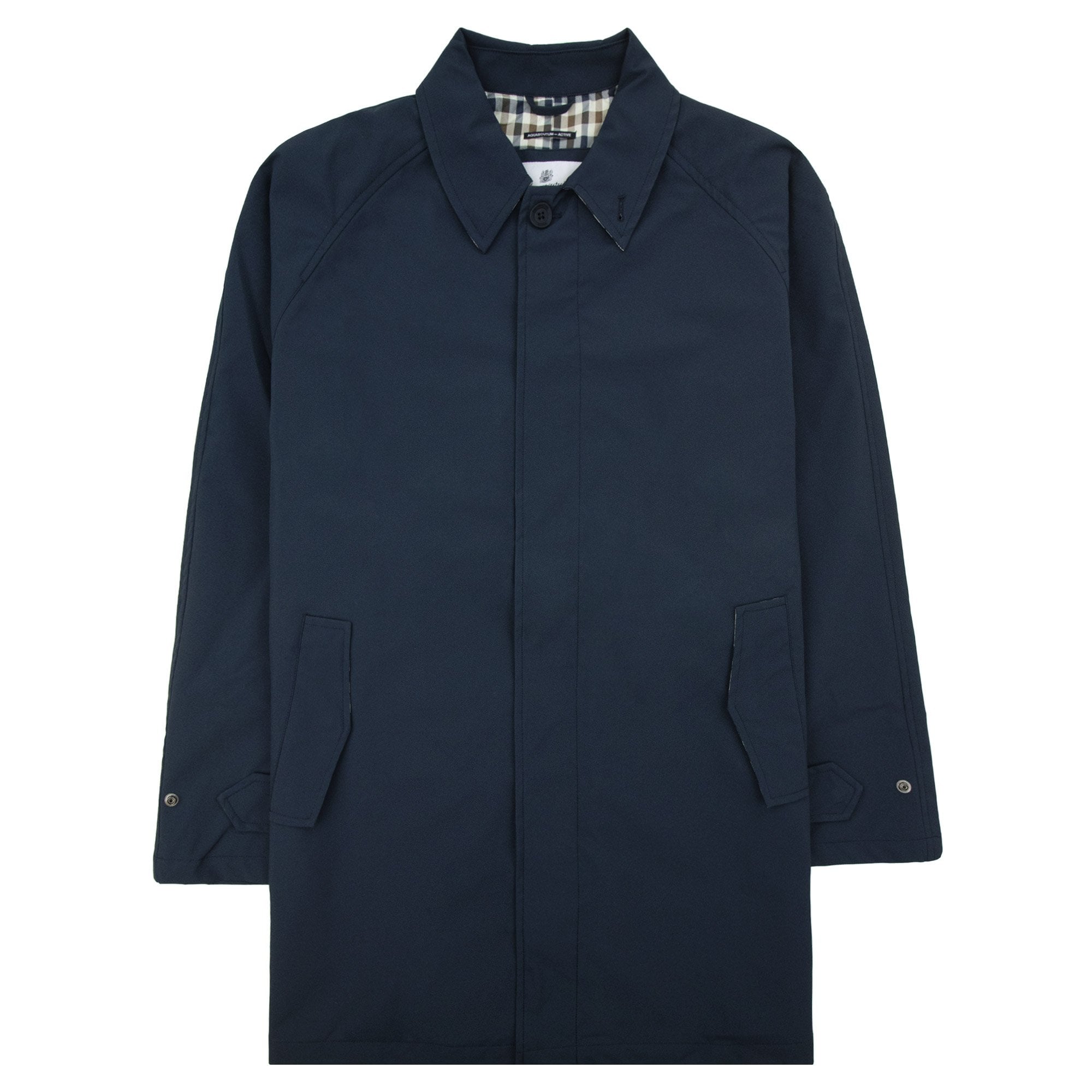 Aquascutum Soft Shell Trench Navy 11