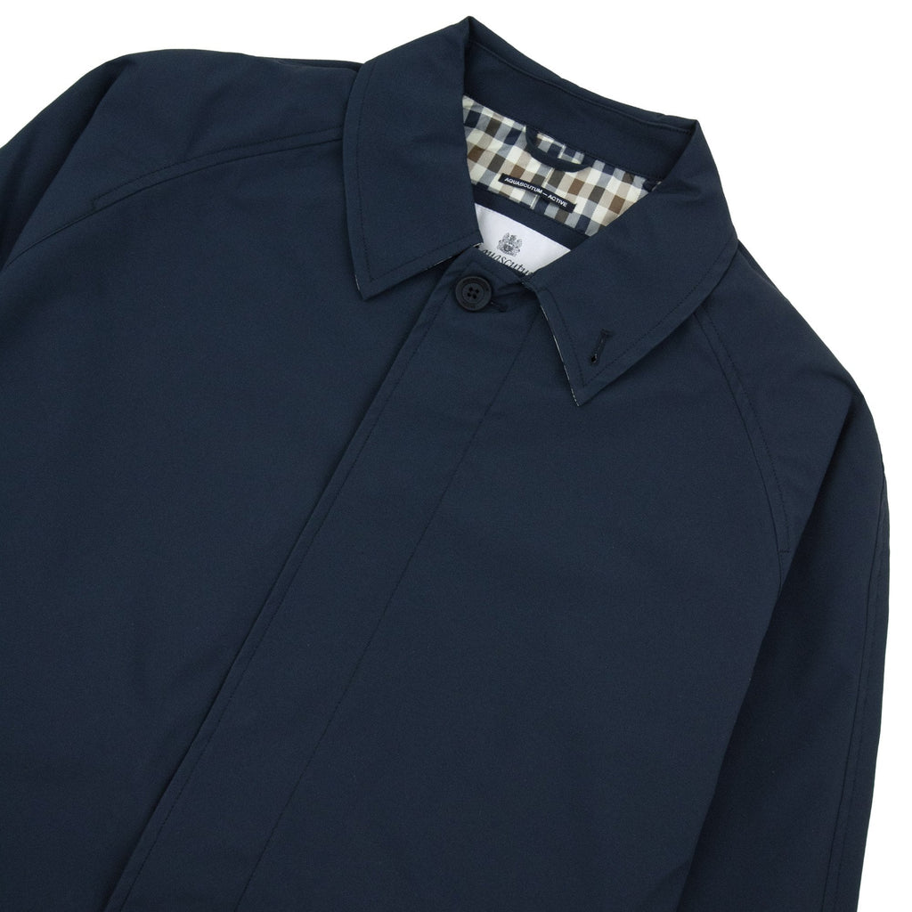 Aquascutum Soft Shell Trench Navy 11