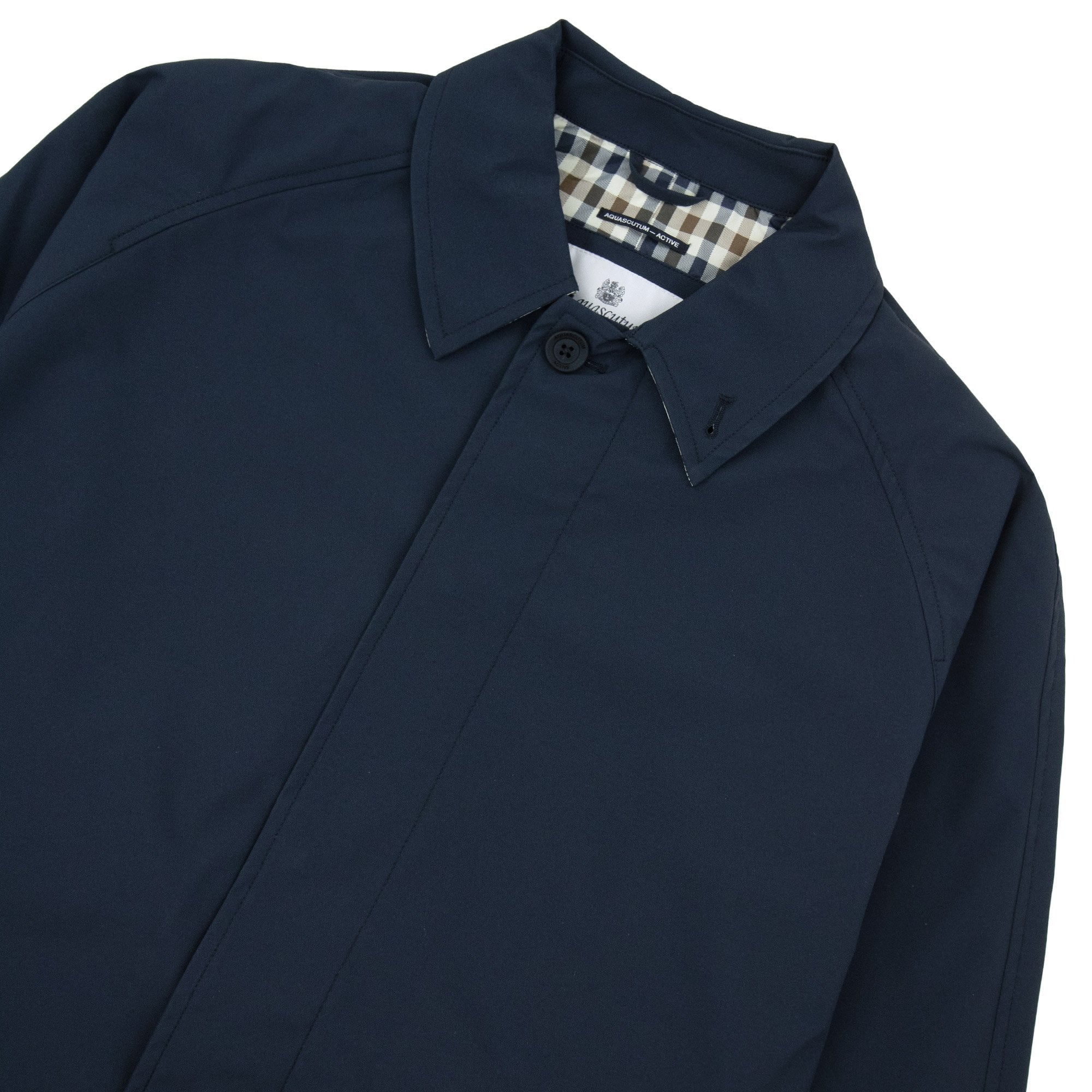 Aquascutum Soft Shell Trench Navy 11