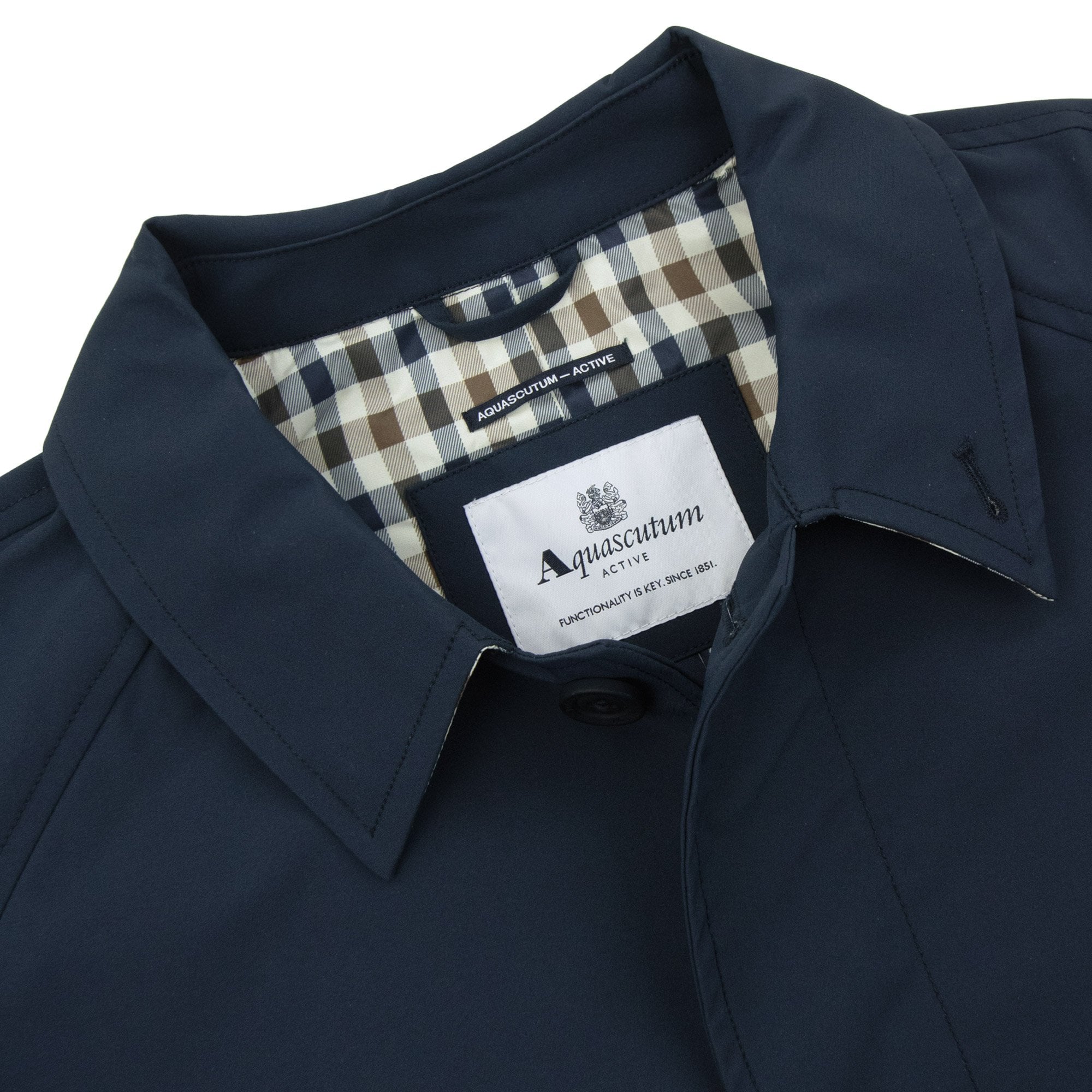 Aquascutum Soft Shell Trench Navy 11