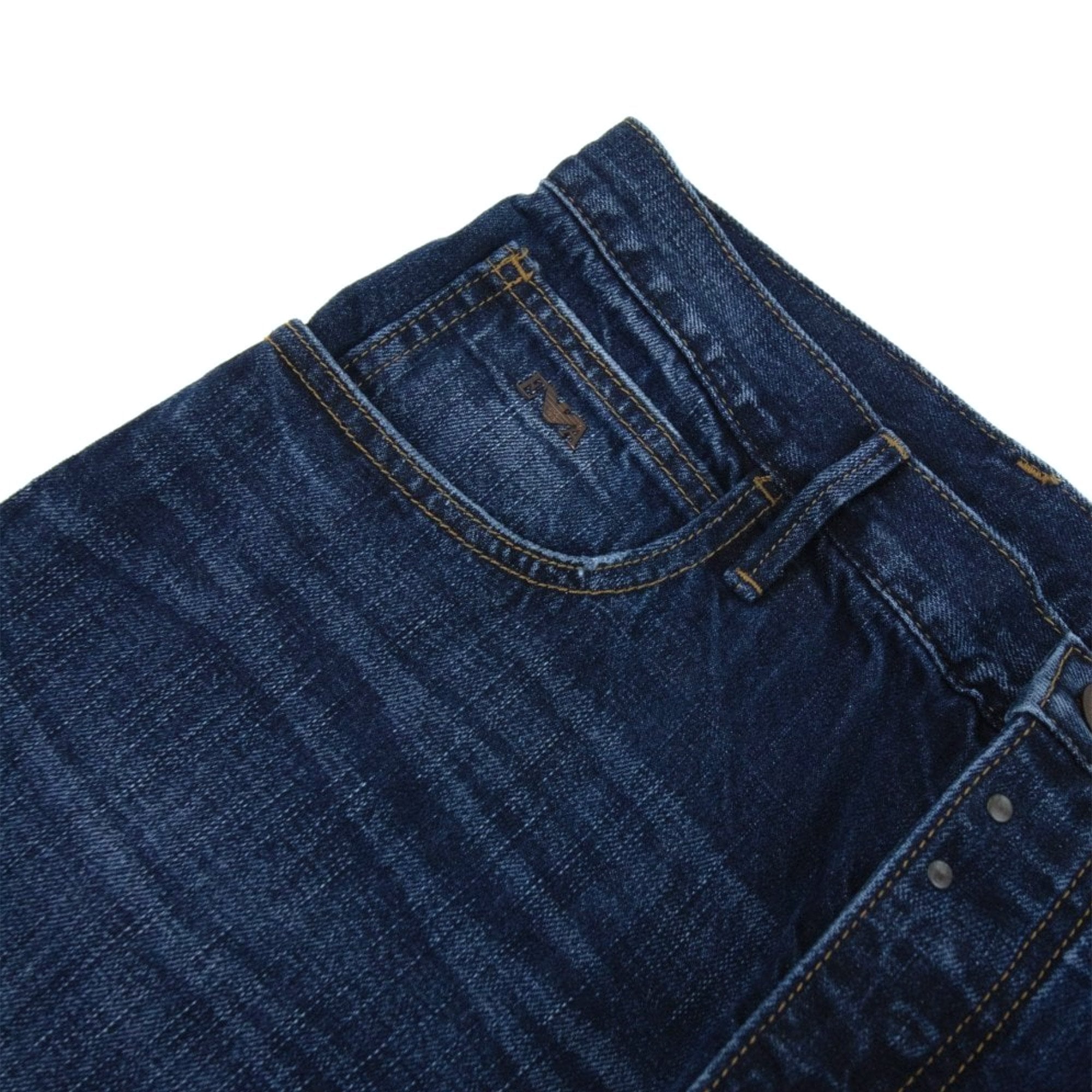 Emporio Armani Johnny Slim Fit Jean Navy