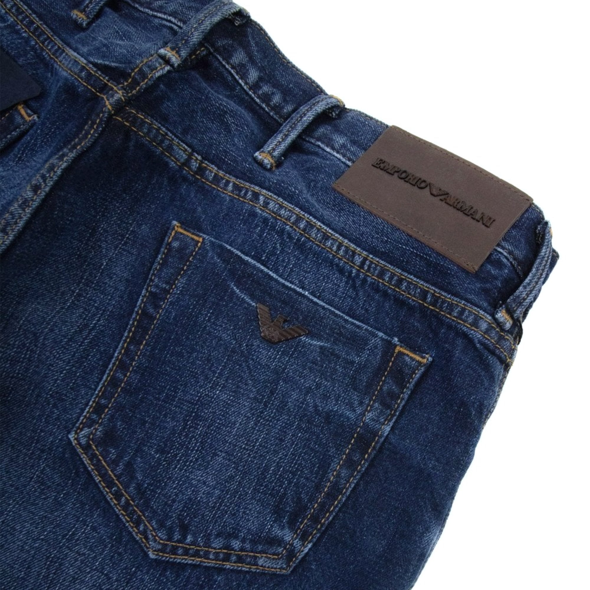 Emporio Armani Johnny Slim Fit Jean Navy