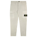 Stone Island 3100032 Stretch Regular Tapered Fit Cargo Trouser Pearl Grey V0061