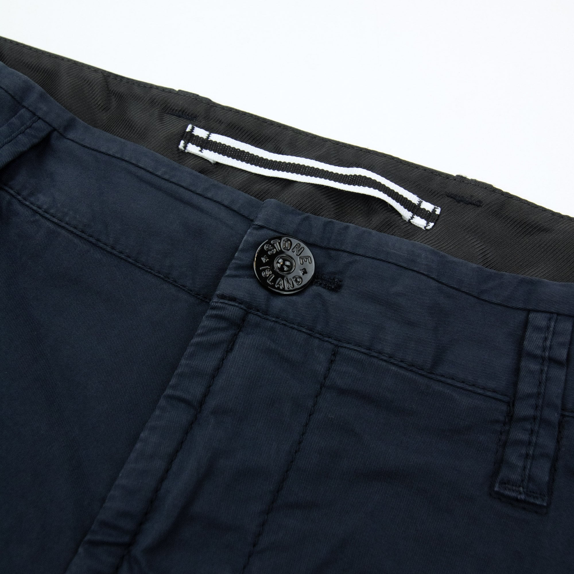 Stone Island 3100032 Stretch Regular Tapered Fit Cargo Trouser Navy V0020