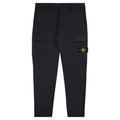 Stone Island 3100032 Stretch Regular Tapered Fit Cargo Trouser Black V0029