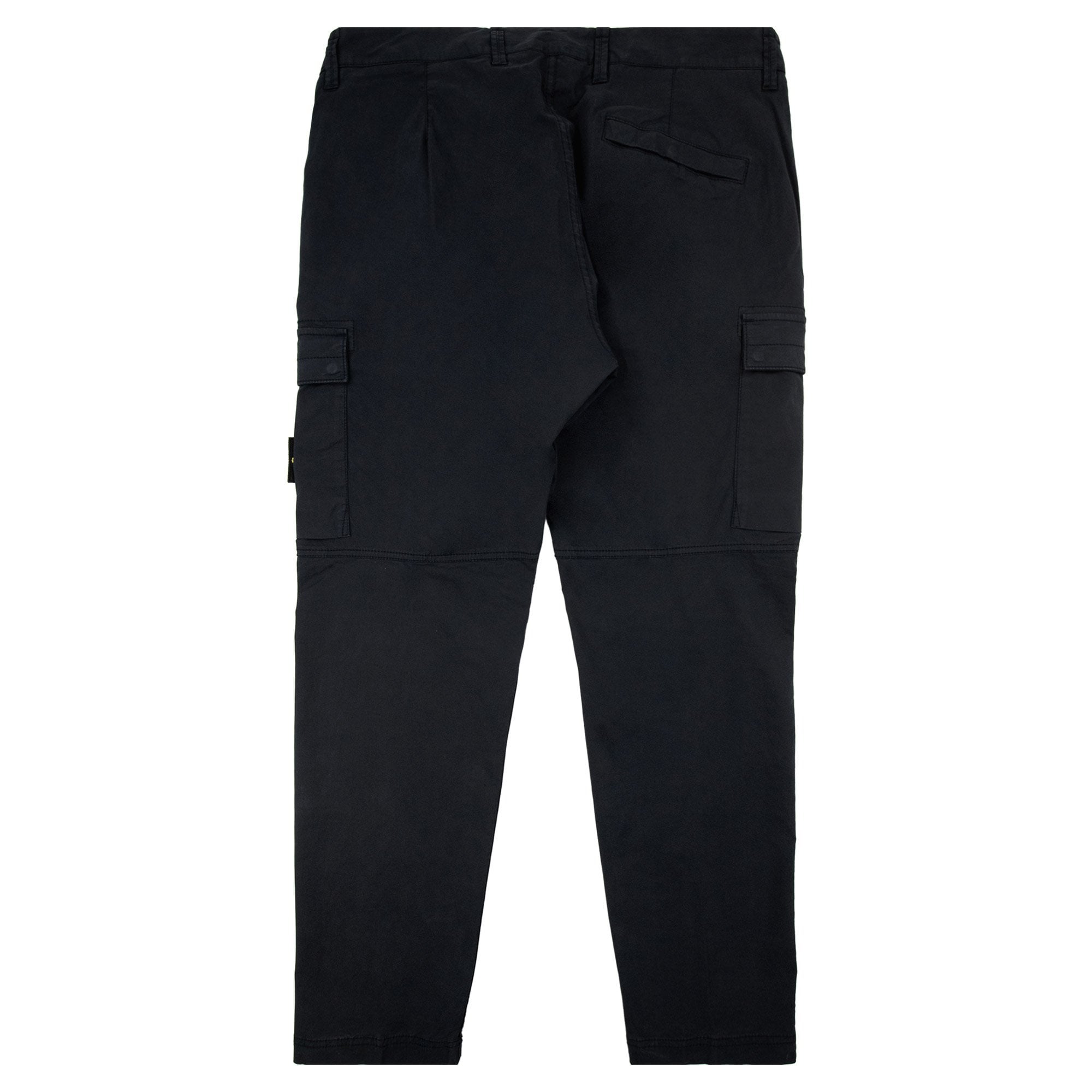 Stone Island 3100032 Stretch Regular Tapered Fit Cargo Trouser Black V0029