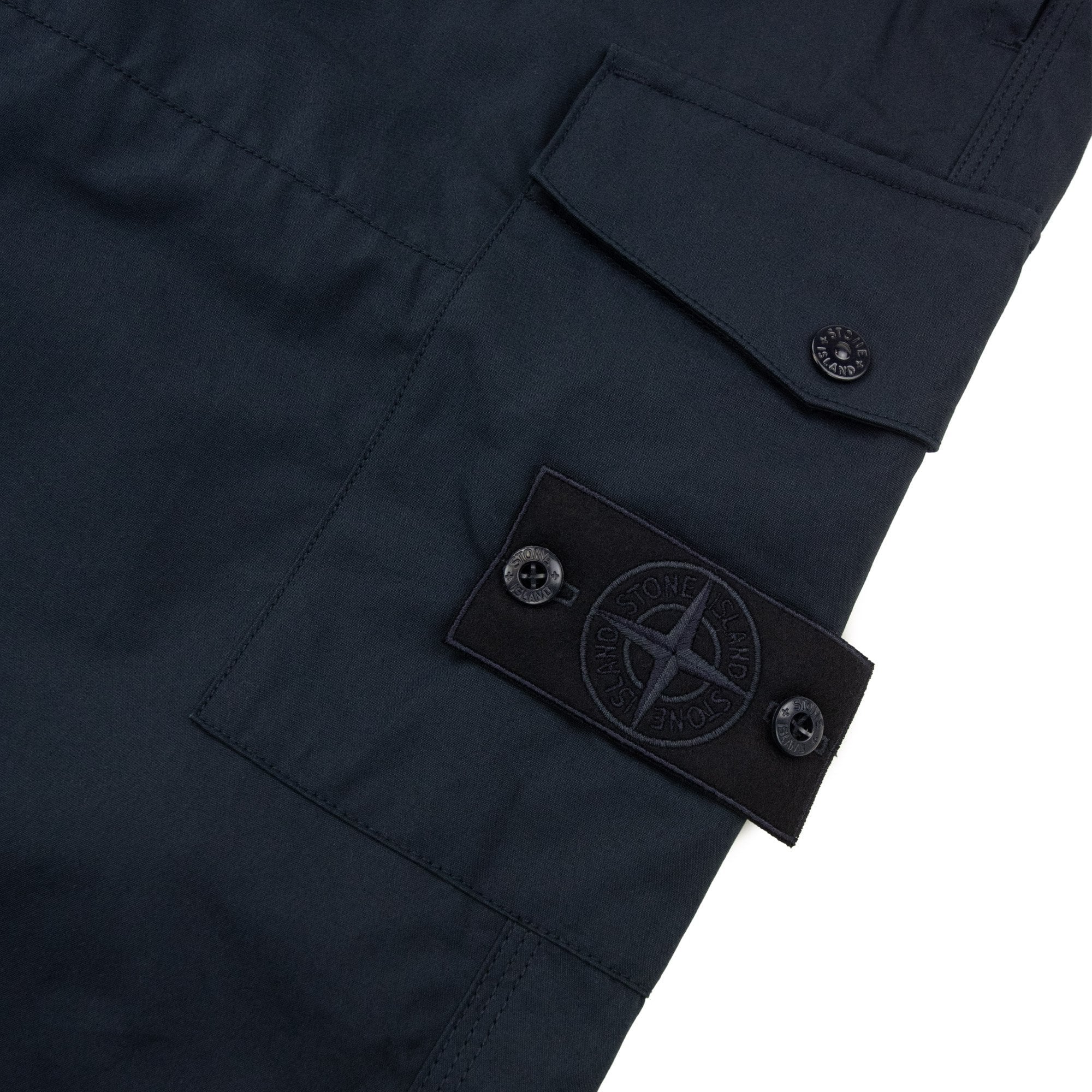 Stone Island 3100045 Ghost Piece Windproof Breathable Cargo Pants Navy V0020