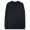Stone Island 6100064 Ghost Piece Crewneck Sweatshirt Black V0029