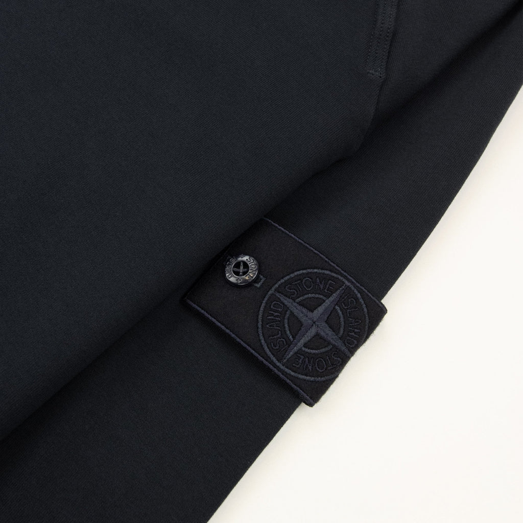 Stone Island 6100064 Ghost Piece Crewneck Sweatshirt Black V0029