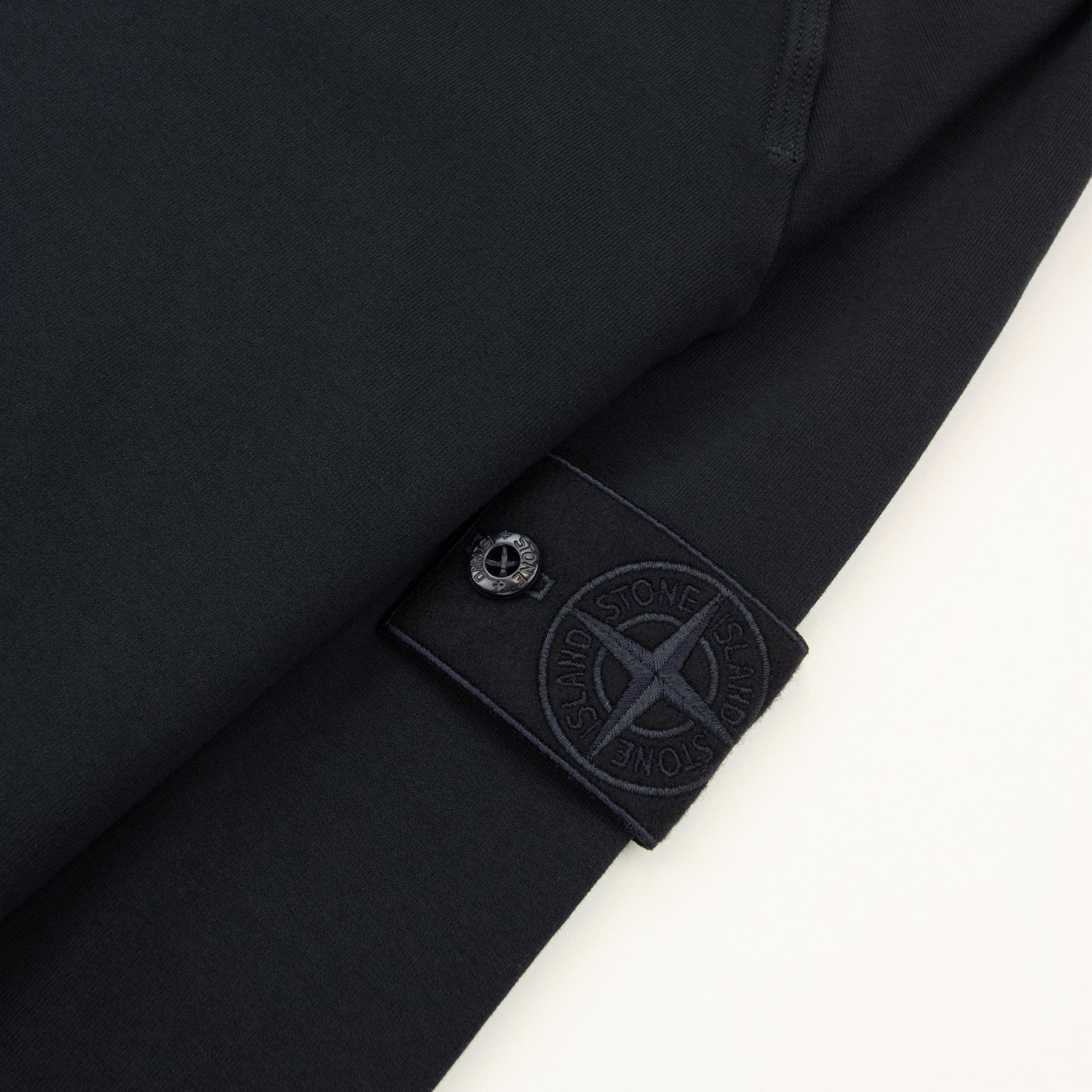 Stone Island 6100064 Ghost Piece Crewneck Sweatshirt Black V0029