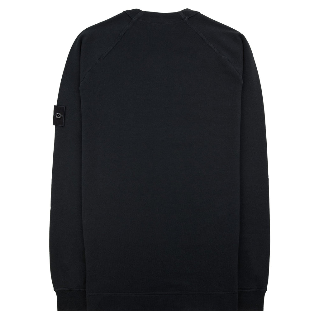 Stone Island 6100064 Ghost Piece Crewneck Sweatshirt Black V0029