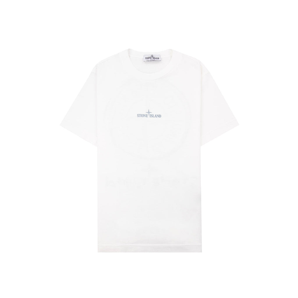 Stone Island 2100009 Scribble Compass T-shirt White V0001