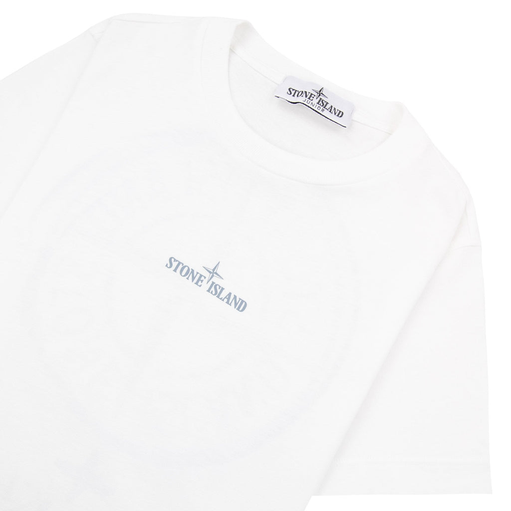Stone Island 2100009 Scribble Compass T-shirt White V0001