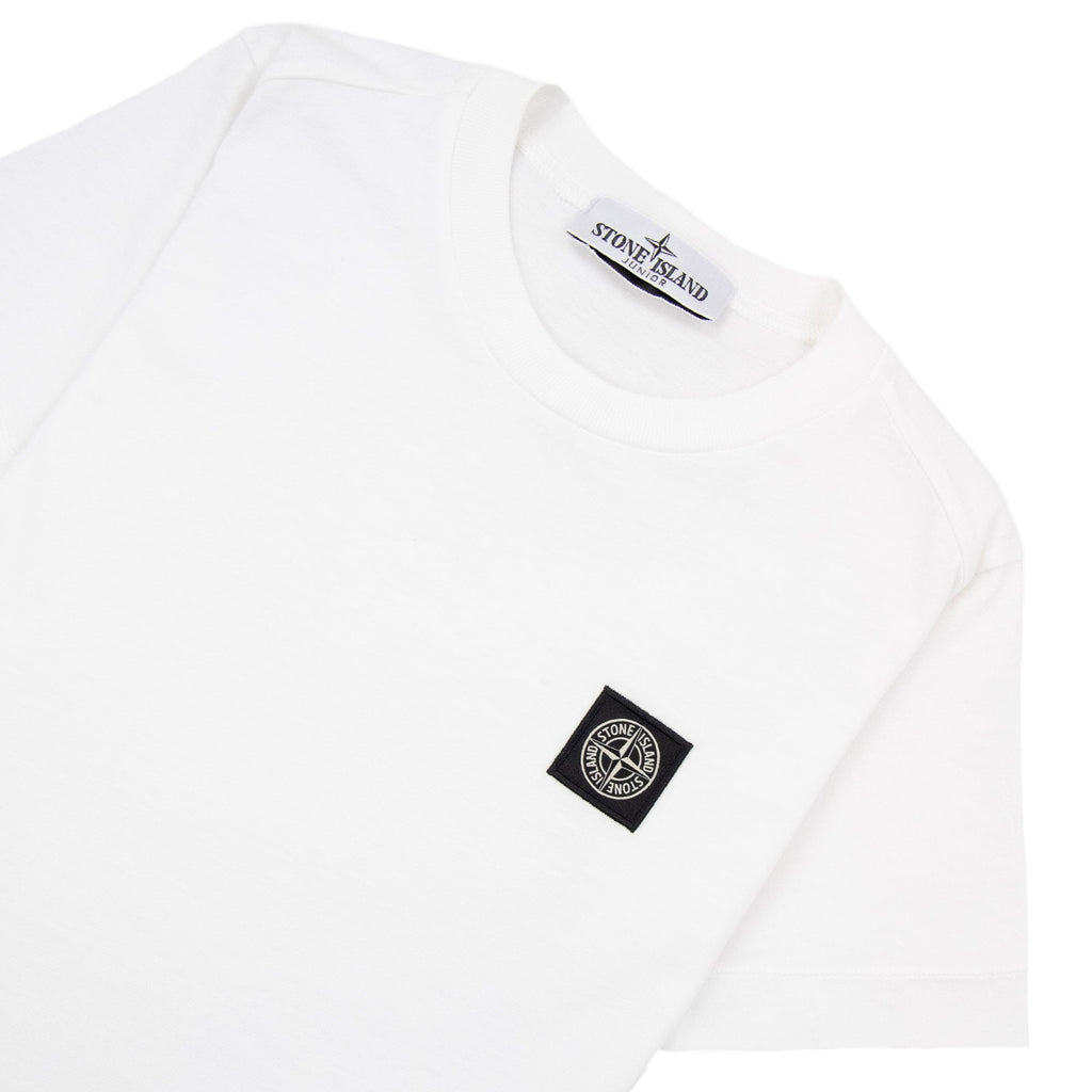 Stone Island Junior Chest Patch T/s White V0001