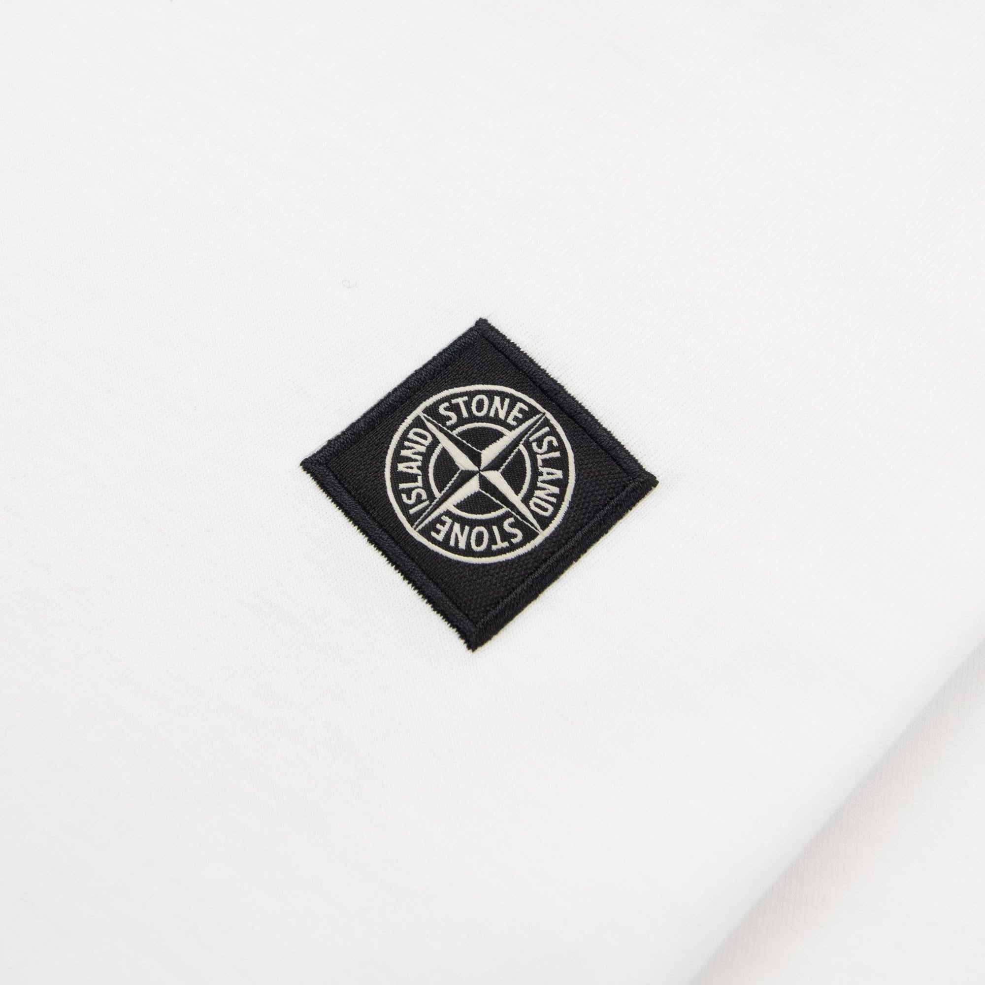 Stone Island Junior Chest Patch T/s White V0001