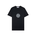 Stone Island Junior 2100011 Regular-fit T-shirt With 'compass Two' Print Black V0029