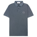 Stone Island Slim Fit Patch Polo Blue
