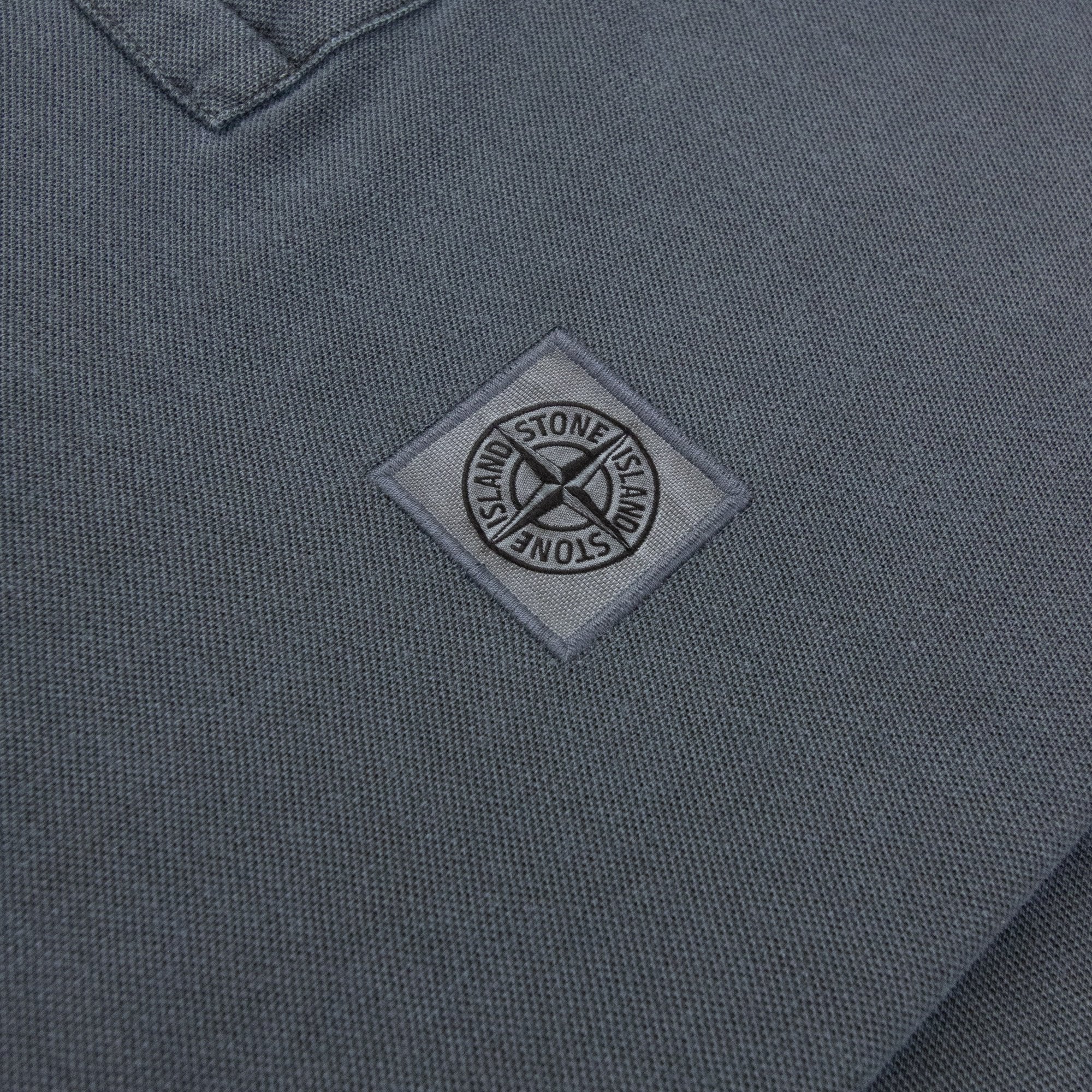 Stone Island Slim Fit Patch Polo Blue