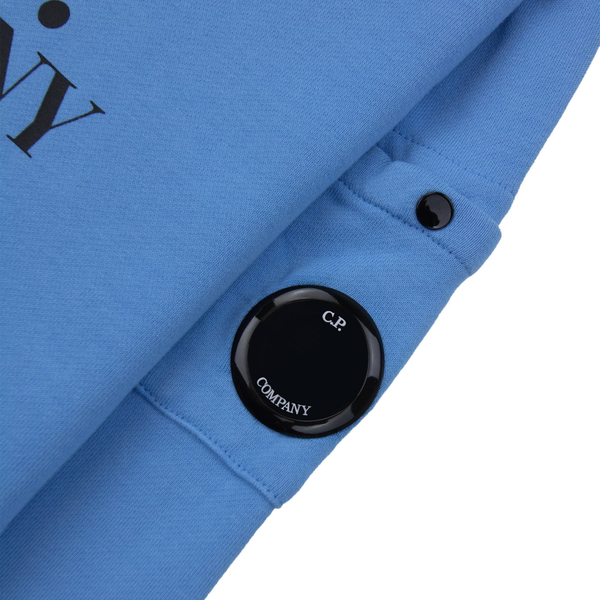 Cp Company Undersixteen Basic Lens Crewneck Sweatshirt Bonnie Blue 833