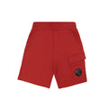 Cp Company Undersixteen Grey Lens Logo Bermuda Shorts Ketchup Red 560