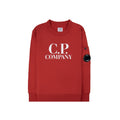 Cp Company Undersixteen Basic Lens Crewneck Sweatshirt Ketchup Red 560
